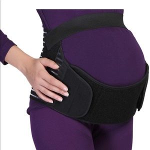 Two maternity support belly bands